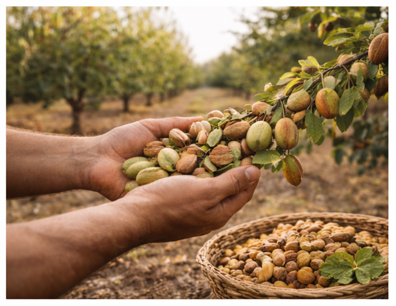 Premium sorting of nuts and dry fruits